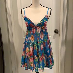 Flower Print Betsey Johnson Babydoll